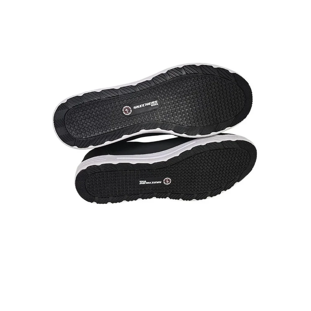 Skechers Men's Steel Toe Steel Plate Skate Safety Work Shoe 99999071 Black 14M - Picture 9 of 9
